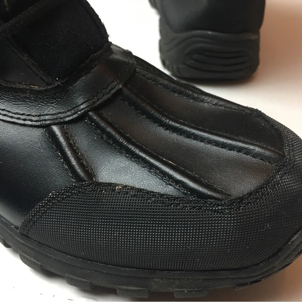 Vivis USA Men’s 10 Black Leather Waterproof Combat Winter Boots